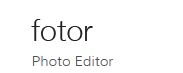 Link to Fotor Photo Editor 